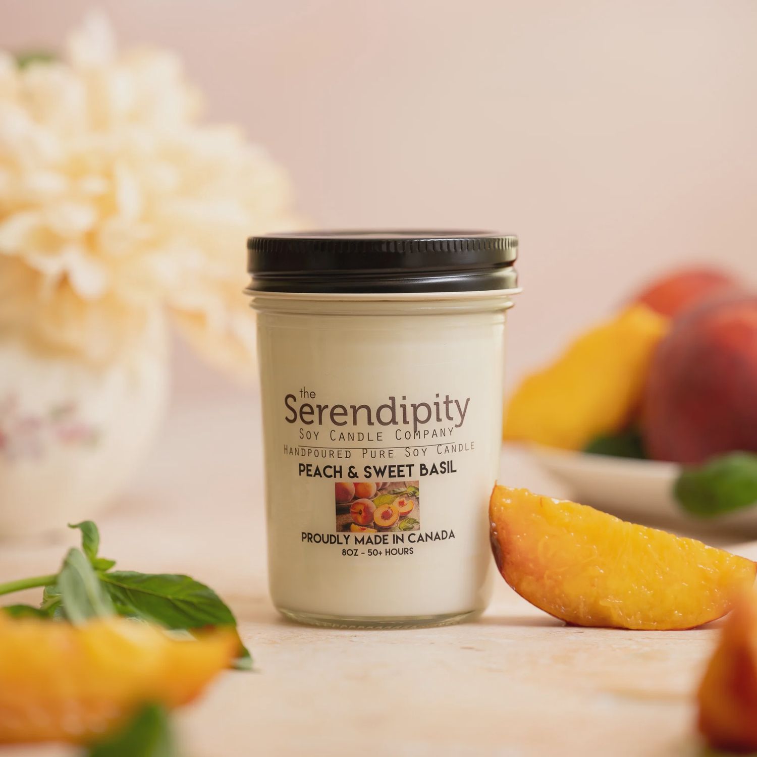 Peach &amp; Sweet Basil