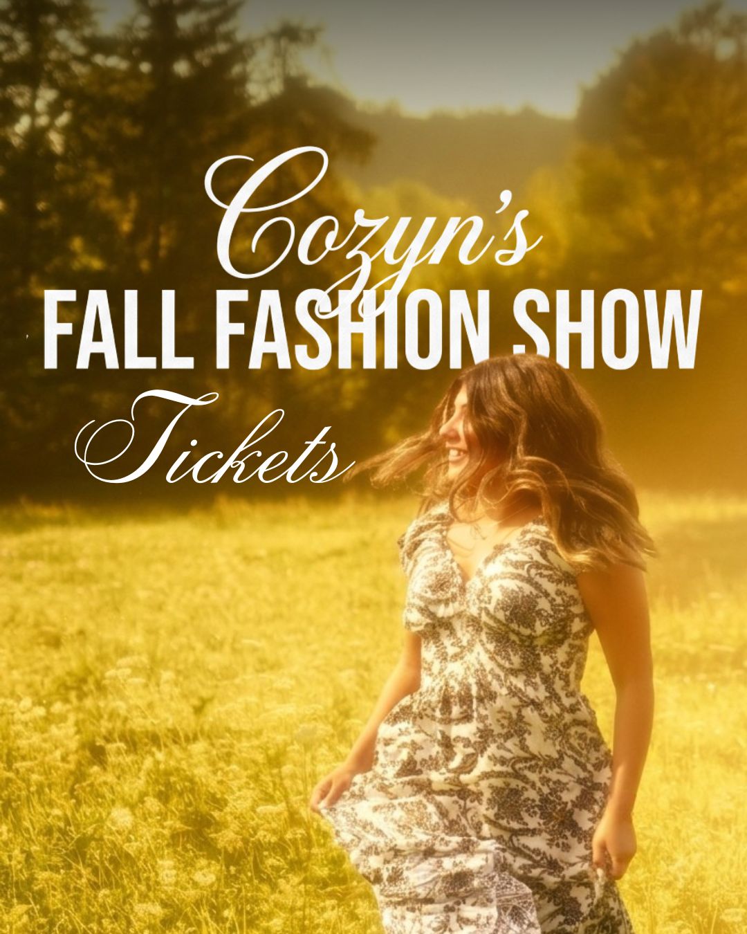 2026 Fall Fashion Show Tickets, Date: October 7th 6pm