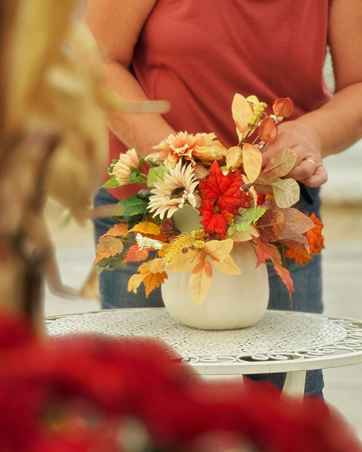 Floral Pumpkin Centrepiece Workshop