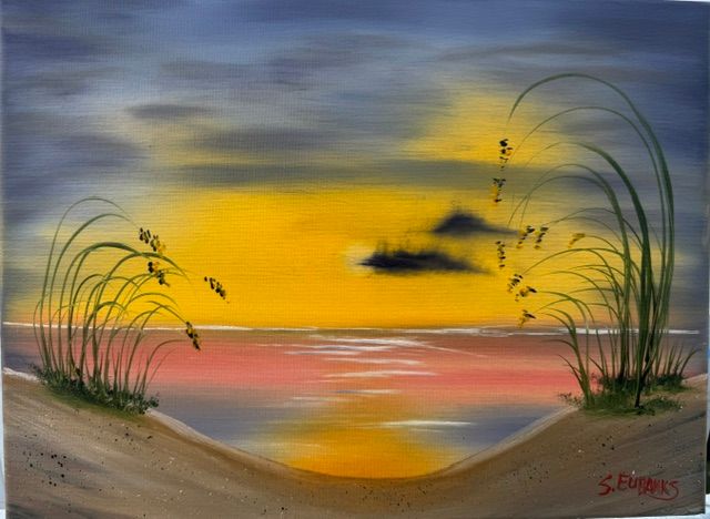 Classes/Activities Paint like Bob Ross seascape