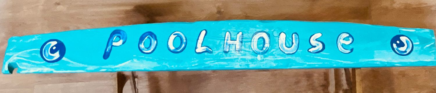 Poolhouse bilboard