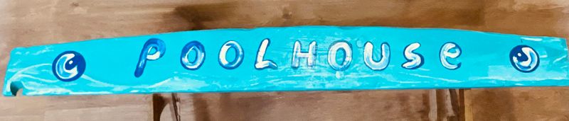 Poolhouse bilboard