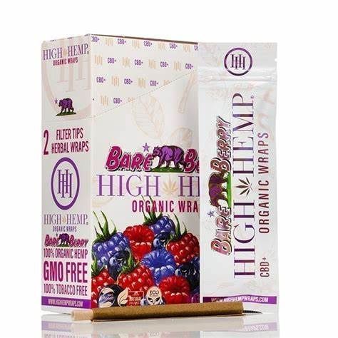 High Hemp Bare Berry Wraps (2 Pack) High Hemp Bare Berry Wraps (2 Pack)
