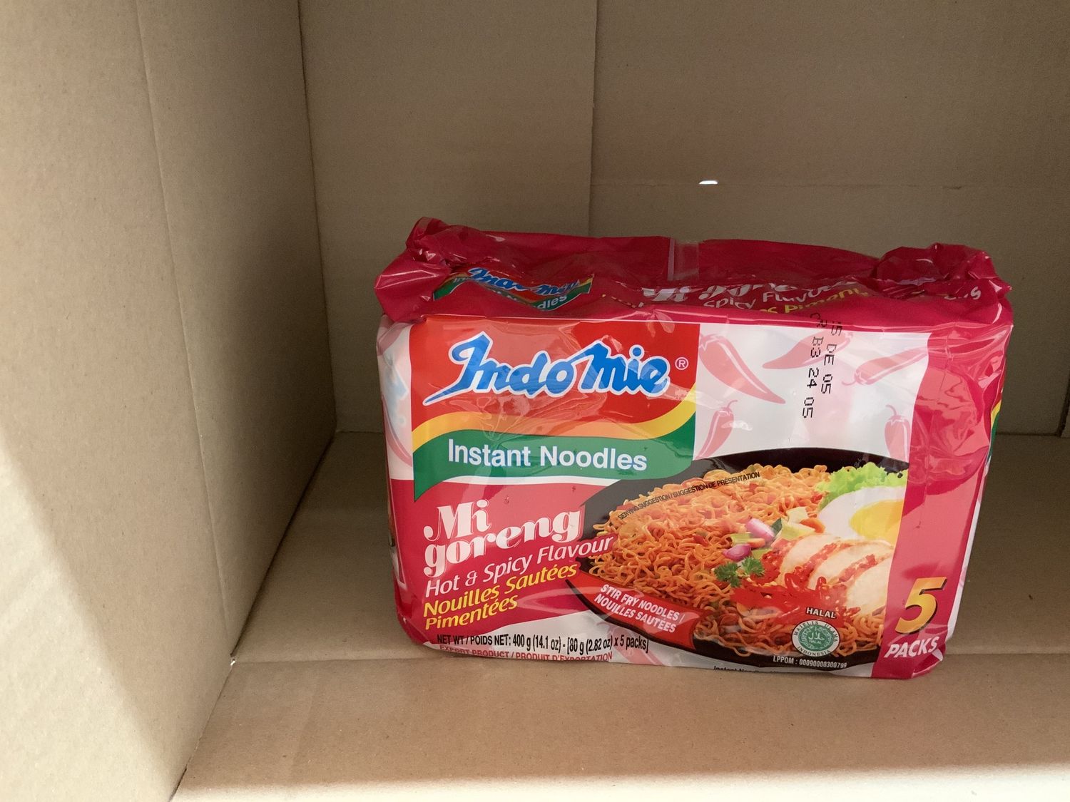 Mi Goreng Épicé (Paquet de 5)