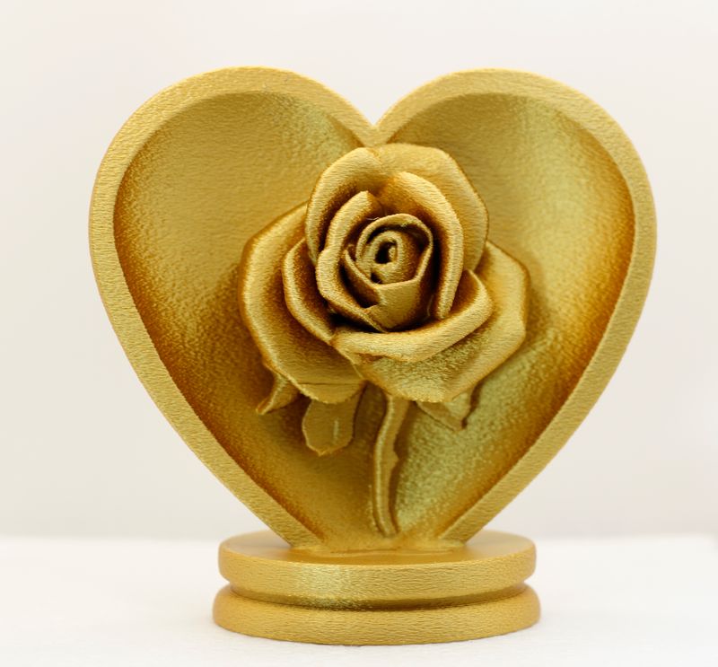 Cuore Eterno con Rosa