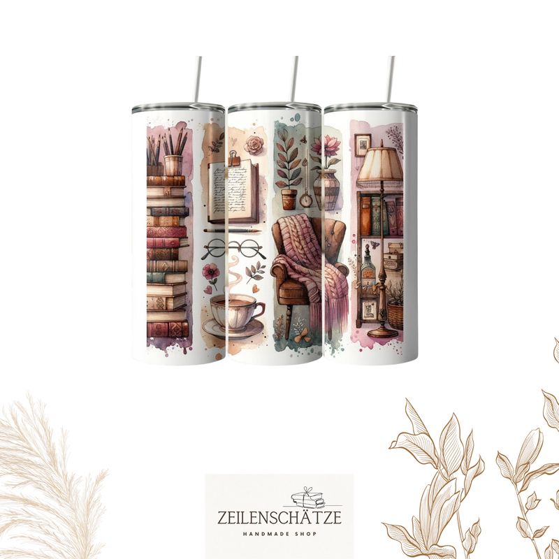 ThermoCup - Watercoloured Library