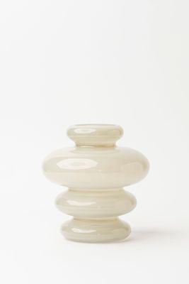 Gray  Multi-Circle Vase  Short