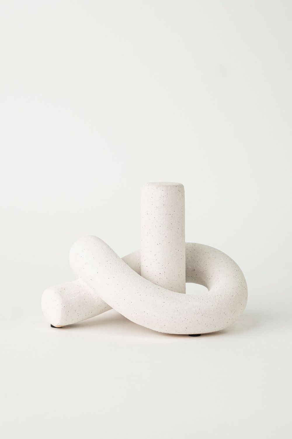 White Tree knot ornament-A