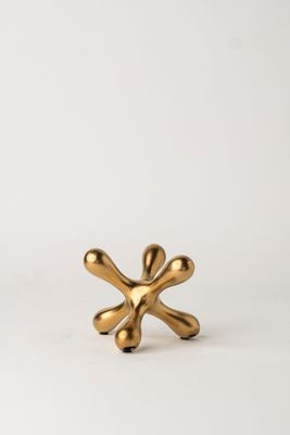 Golden hexagonal decoration Small
