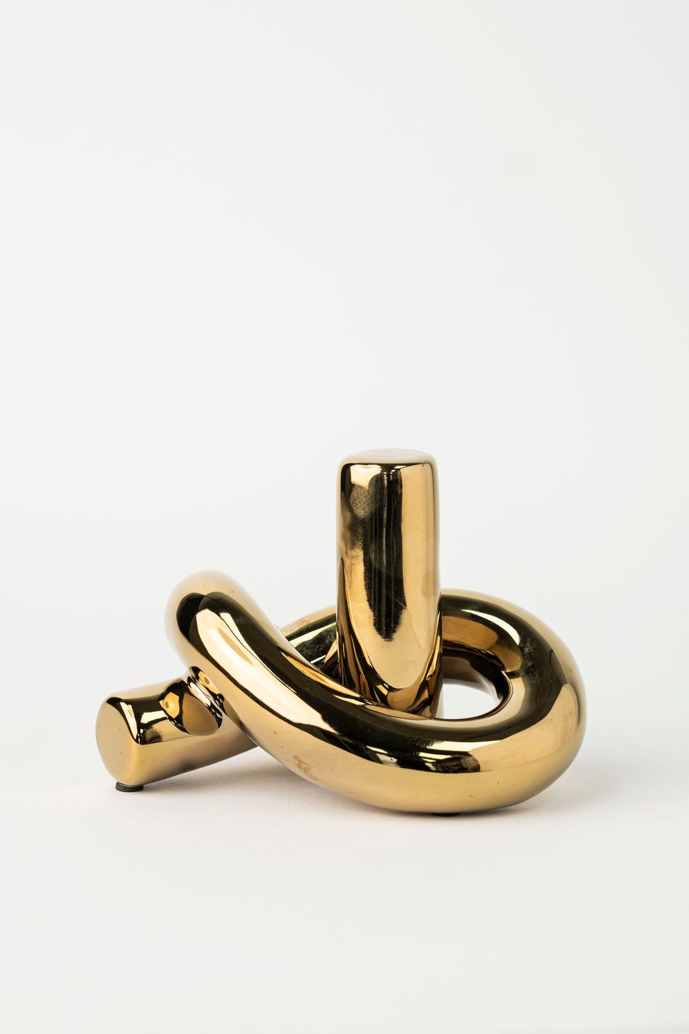 Gold Tree knot ornament