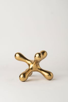 Golden hexagonal decoration Large