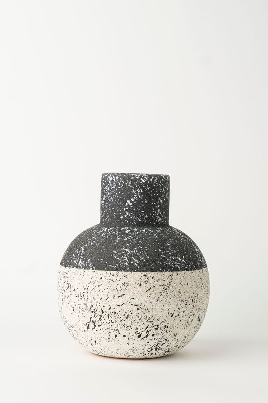 Black and white vase