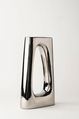Ring vase silver