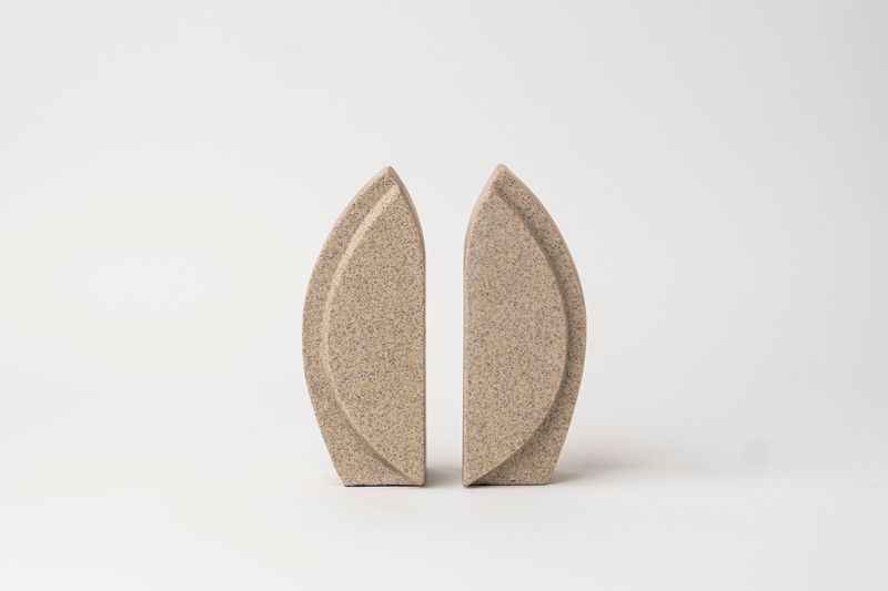 Stone Petal Bookend
