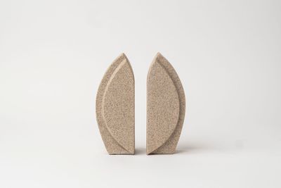 Stone Petal Bookend
