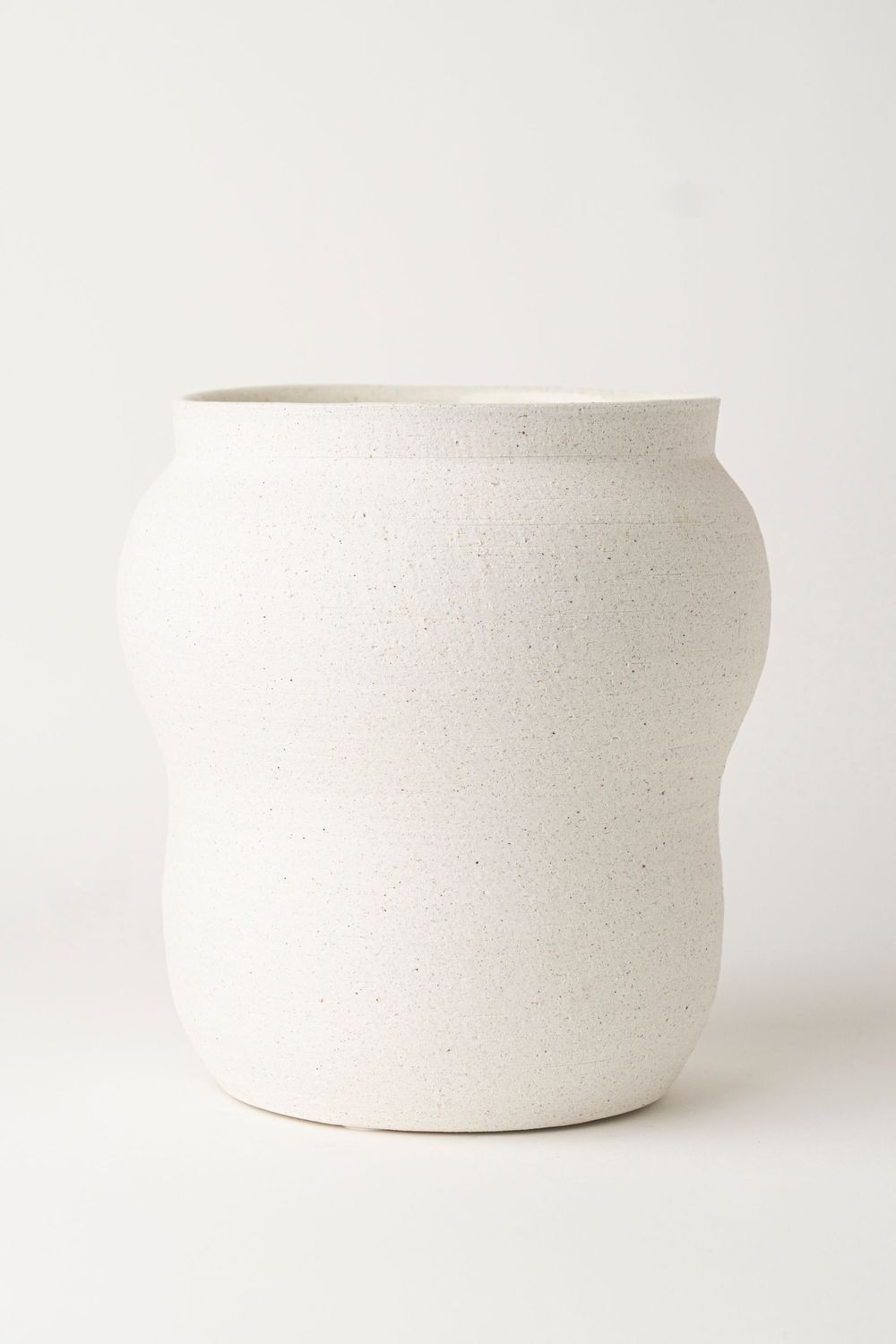 Sand-Faced Pottery Vase Tall