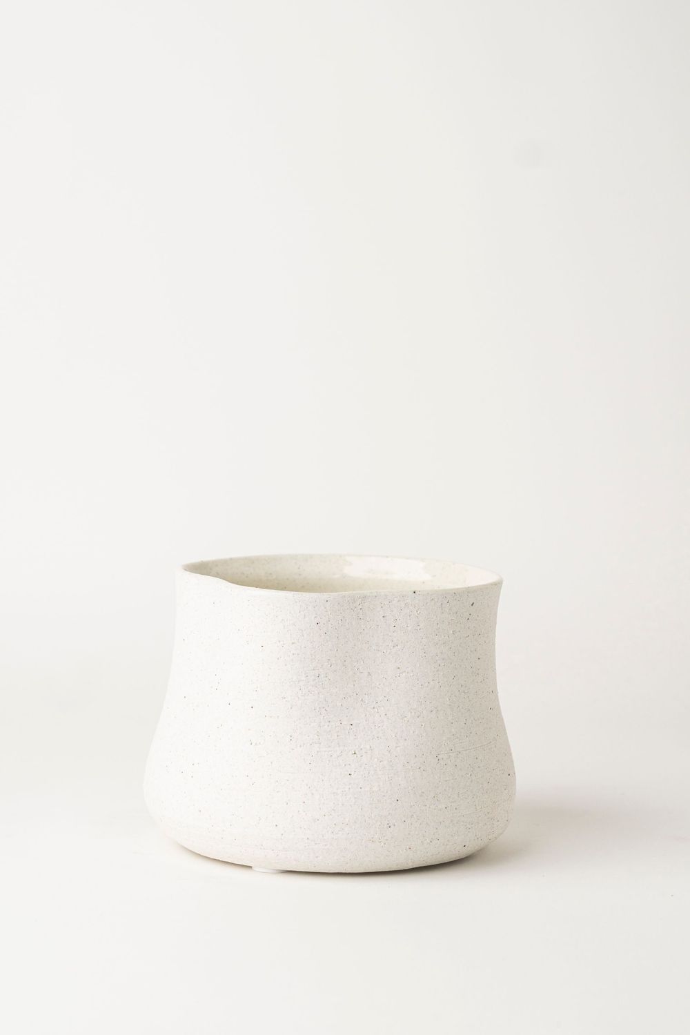 Sand-Faced Pottery Vase Short
