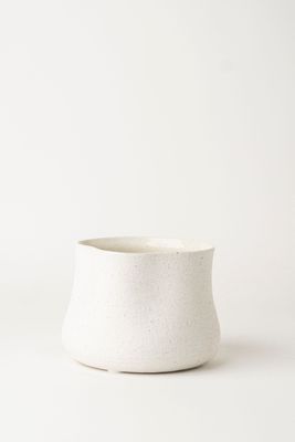 Sand-Faced Pottery Vase Short