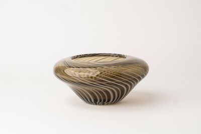 Striped Coned Shaped Bowl
