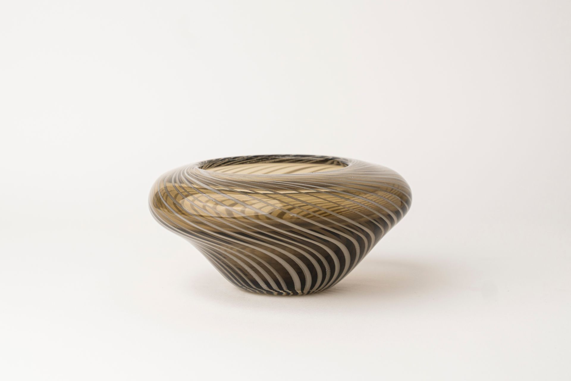 Striped Coned Shaped Bowl