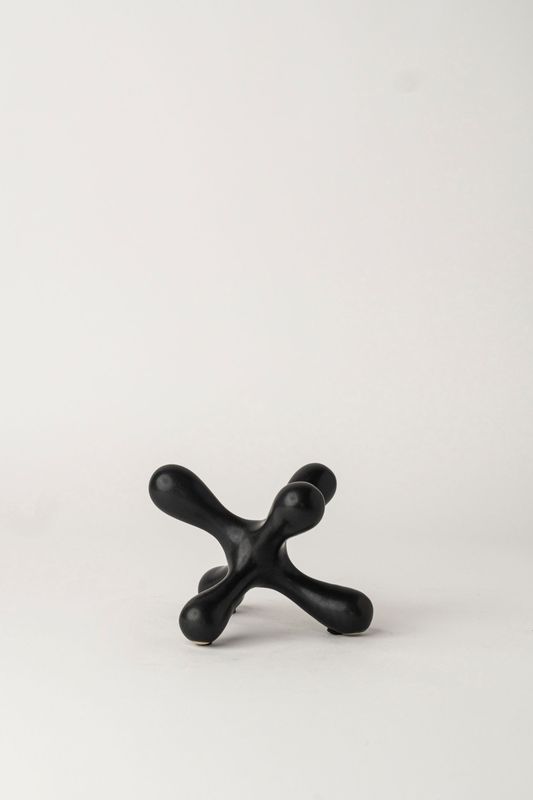 Black Hexagonal Piece