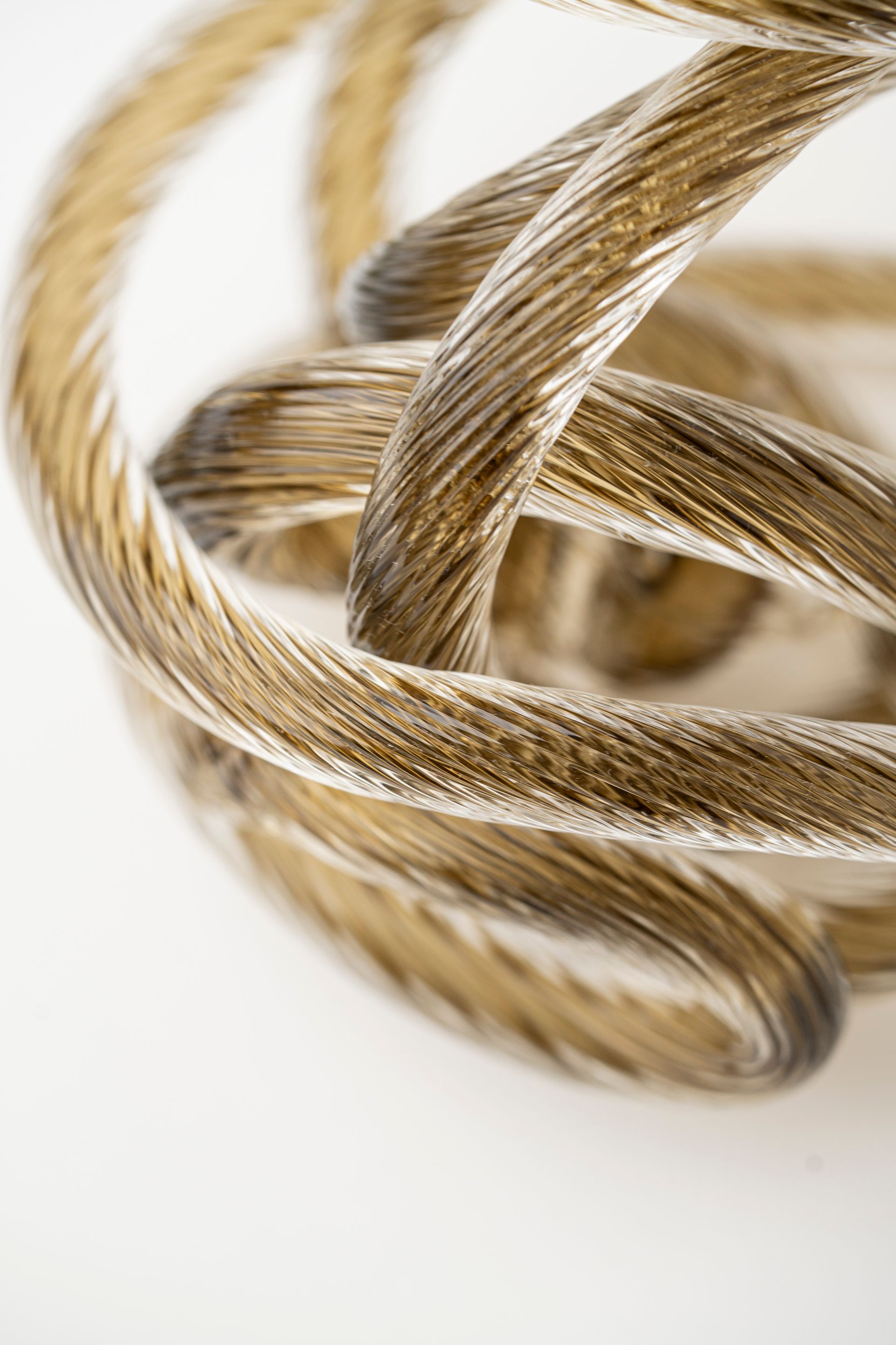 Hand-Made Glass Knots Dorado - Alto