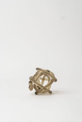 Hand-Made Glass Knots Dorado - Bajo