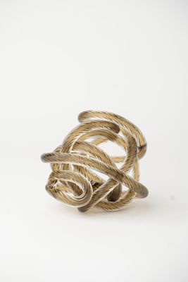 Hand-Made Glass Knots Dorado - Alto