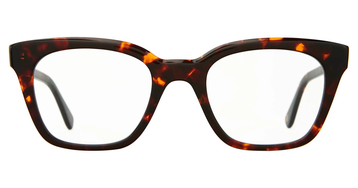 Garrett Leight El Rey, Color: CAVT Caviar Tortoise, Size: 48-22-145-39