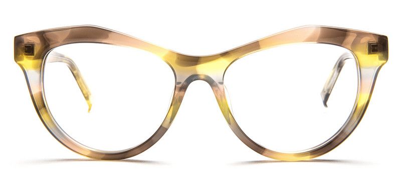 Bevel Pale J 3745, Color: YBF - YELLOW BROWN FLORA, Size: 52-17
