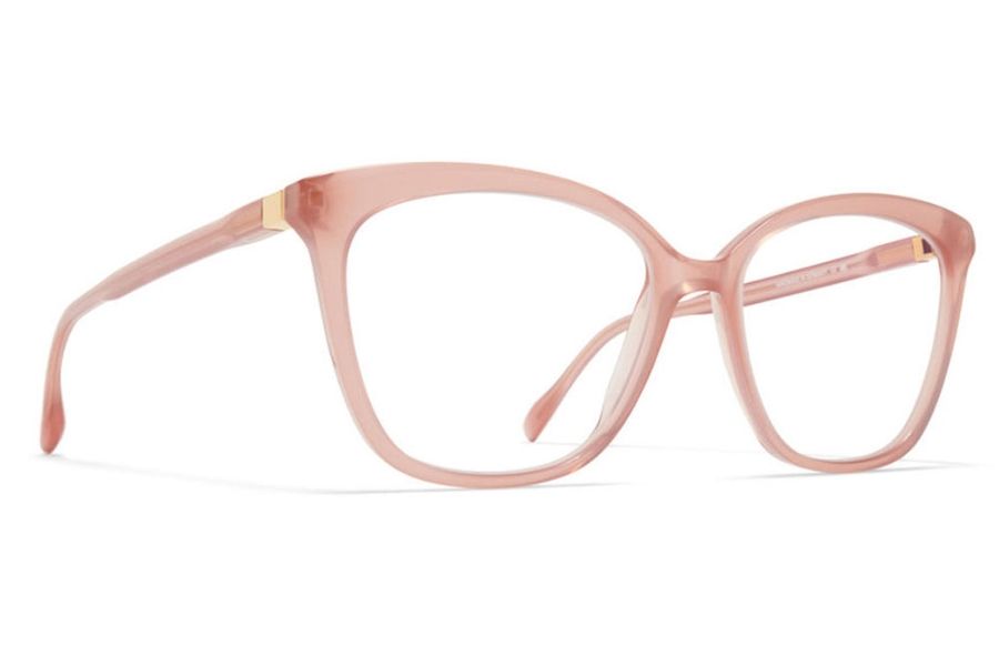 Mykita Maha, Color: Pink Clay/Silk Champagne, Size: 53-16-145-49