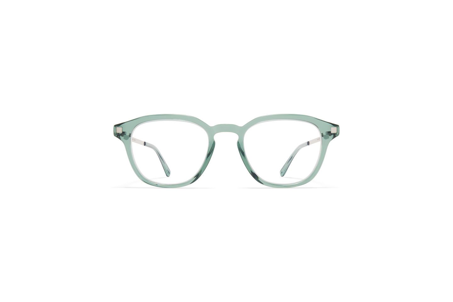 Mykita Yura, Color: Cyprus Green/Shiny Silver, Size: 45-19-140
