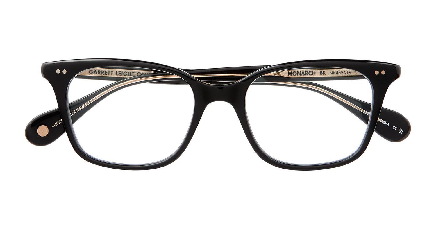 Garrett Leight Monarch, Color: BLK Black, Size: 49-18-145-38