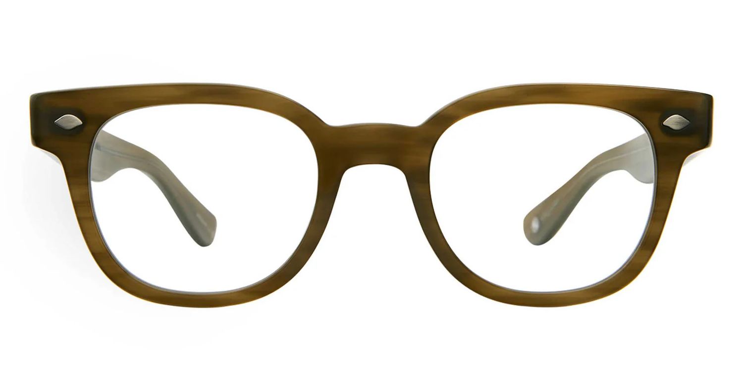 Garrett Leight Canter, Color: OLV Olive, Size: 47-23-145-38