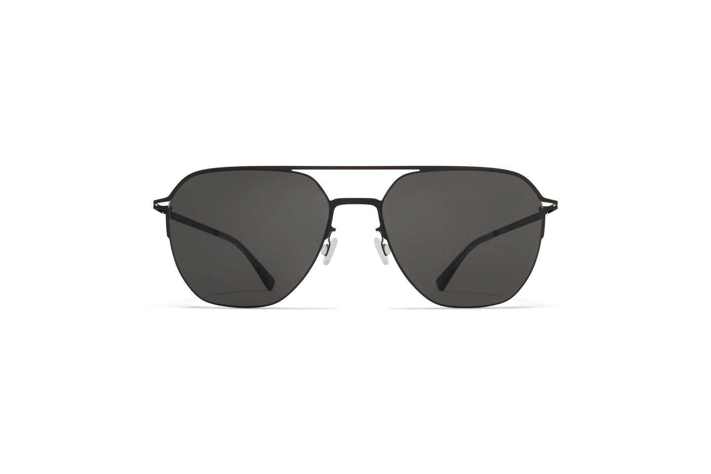 Mykita Amos Sun , Color: Black/Dark Grey Solid, Size: 60-18-150-51