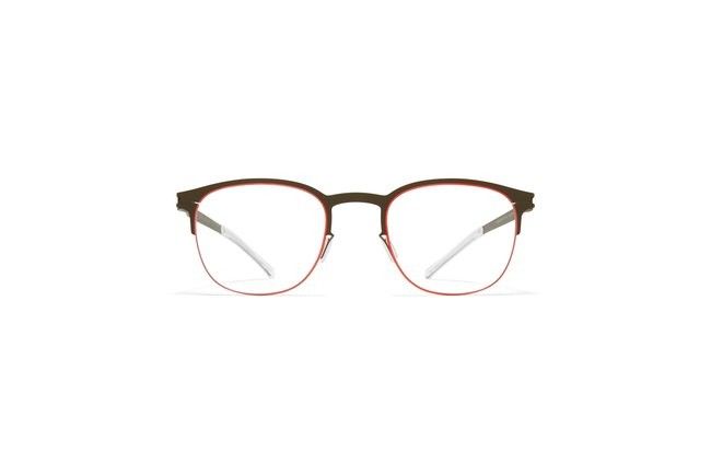 Mykita Neville, Color: Camougreen/Tangerine, Size: 48-22-140-42