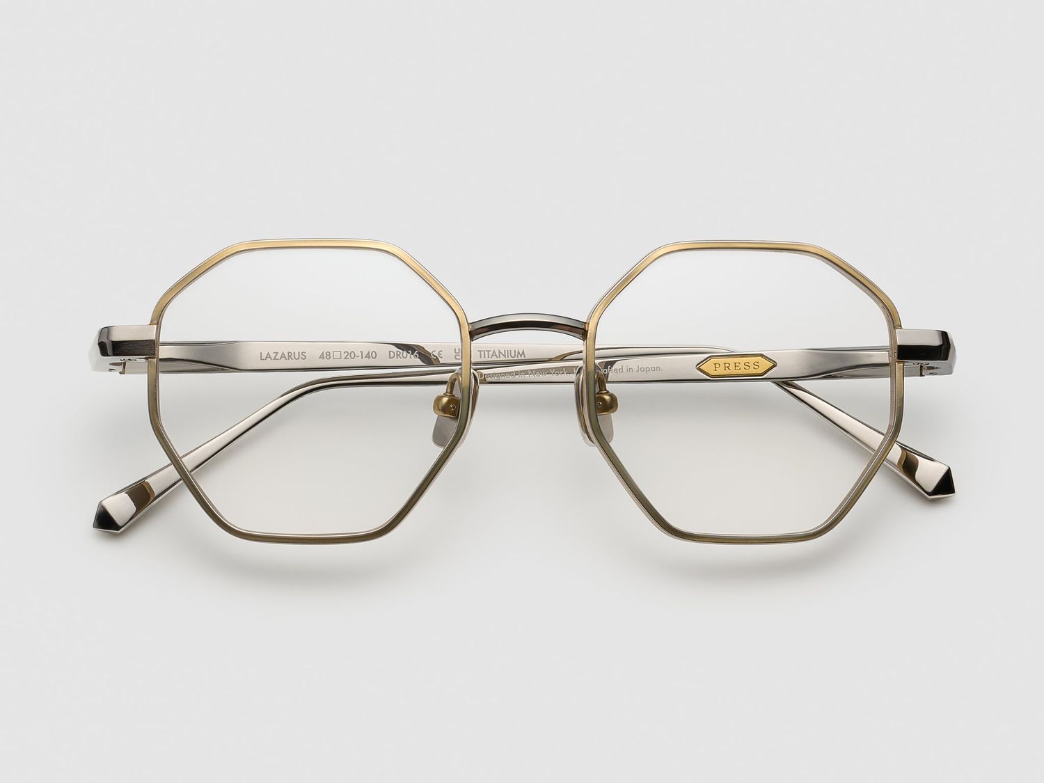Press Lazarus Optical, Color: Matte Navy - DR001
