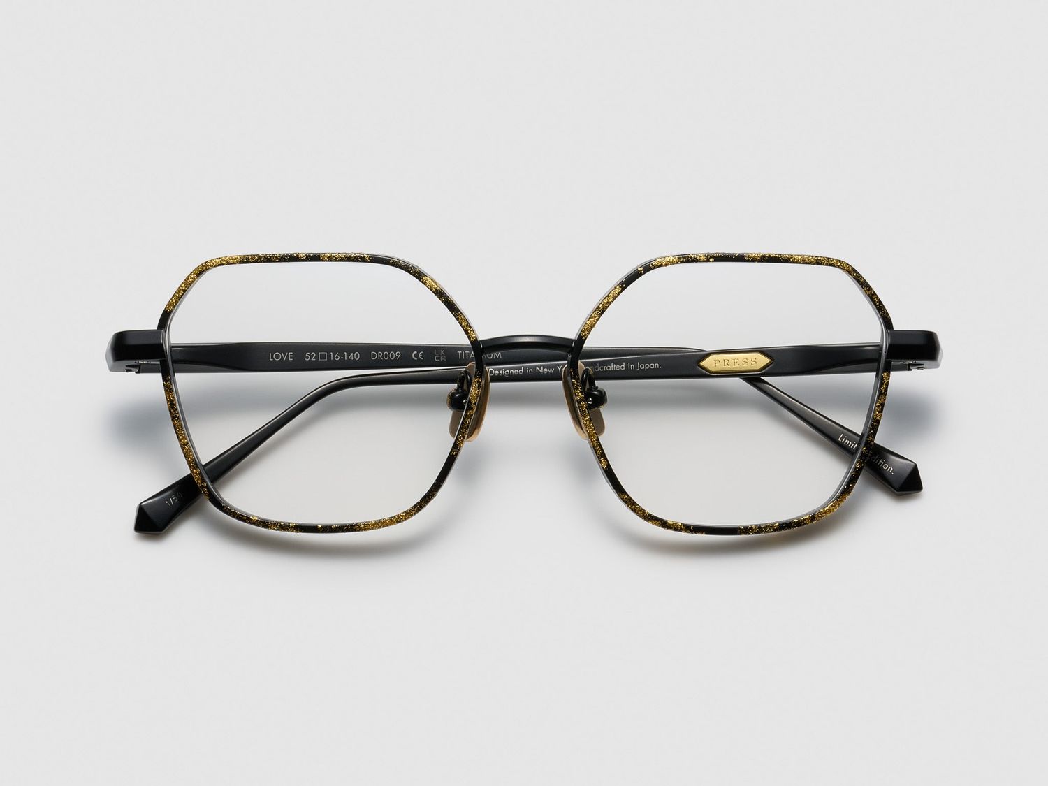 Press Love Gold Leaf Optical, Color: I Love Gold
