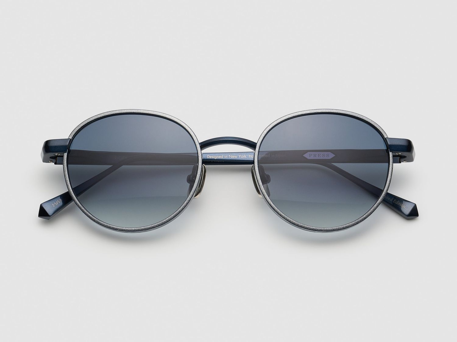 Press Rigby Gold Leaf, Color: Navy Platinum Leaf - DR023