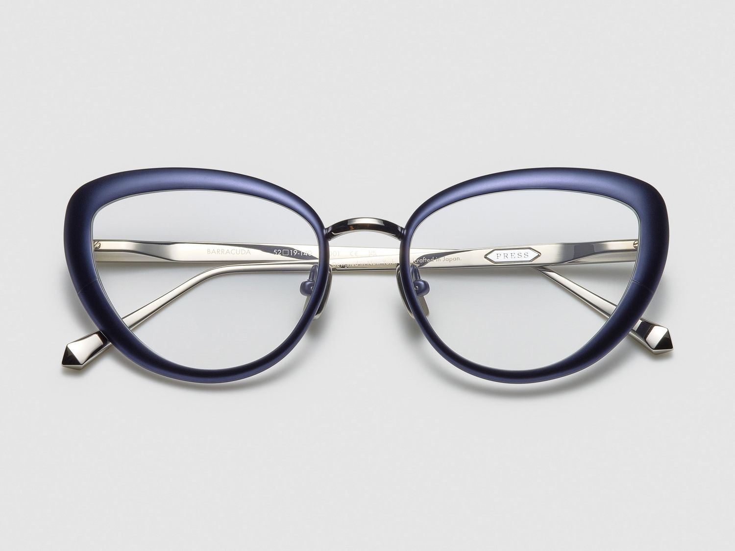 Press Barracuda Optical, Color: Navy / Platinum - ST001