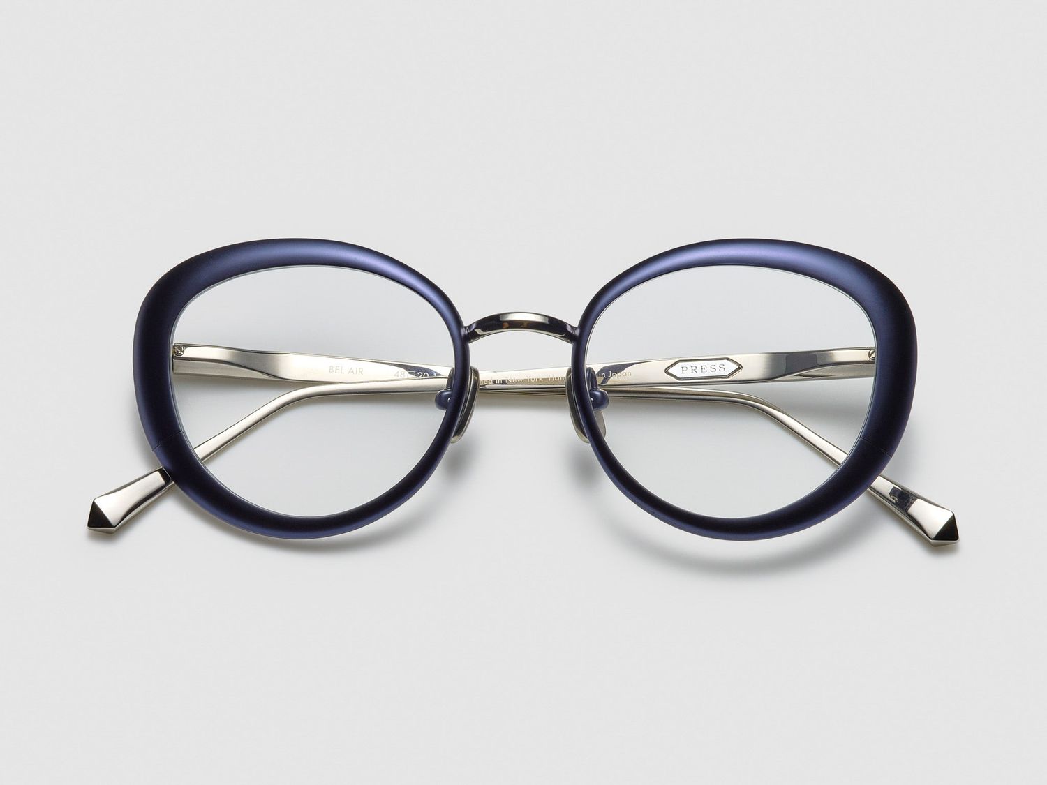 Press Bel Air Optical, Color: Navy / Platinum - ST001