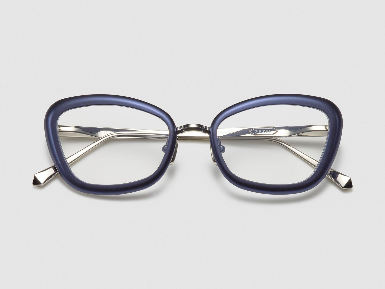 Press Stingray Optical, Color: Navy / Platinum - ST001