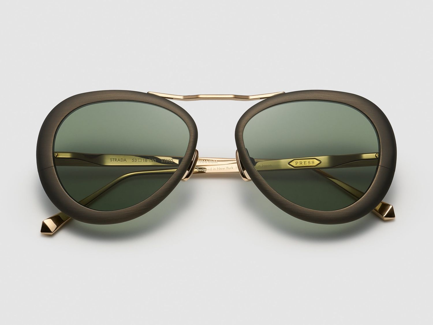 Press Strada, Color: Antique Gold / Gold - ST002