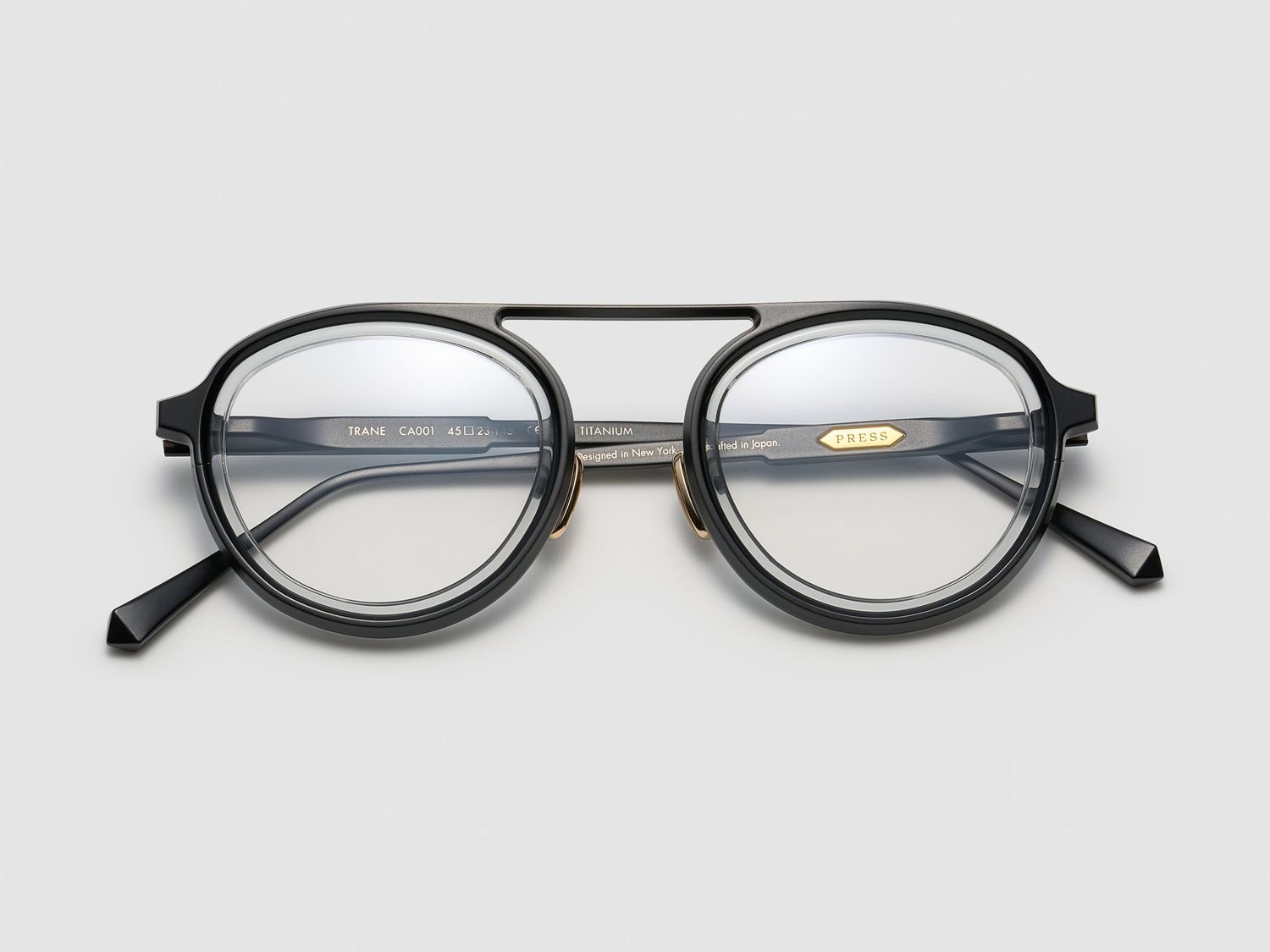 Press Trane Optical, Color: Black Smoke - CA001