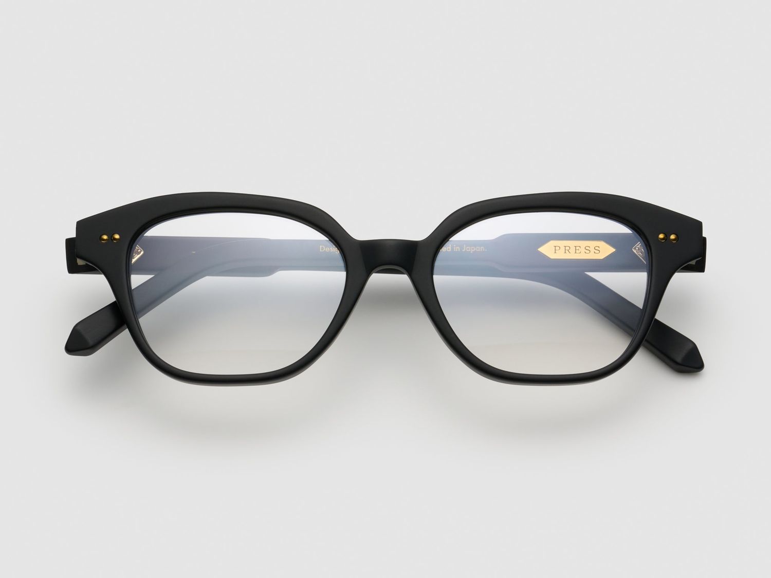 Press The Hall Optical, Color: Matte Black / Gold - TI001