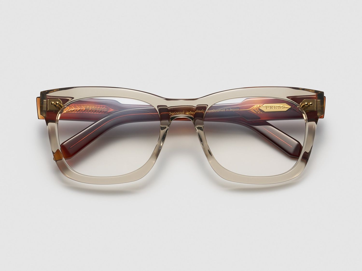 Press The Greatest Optical Champagne Demi / Gold - TI013