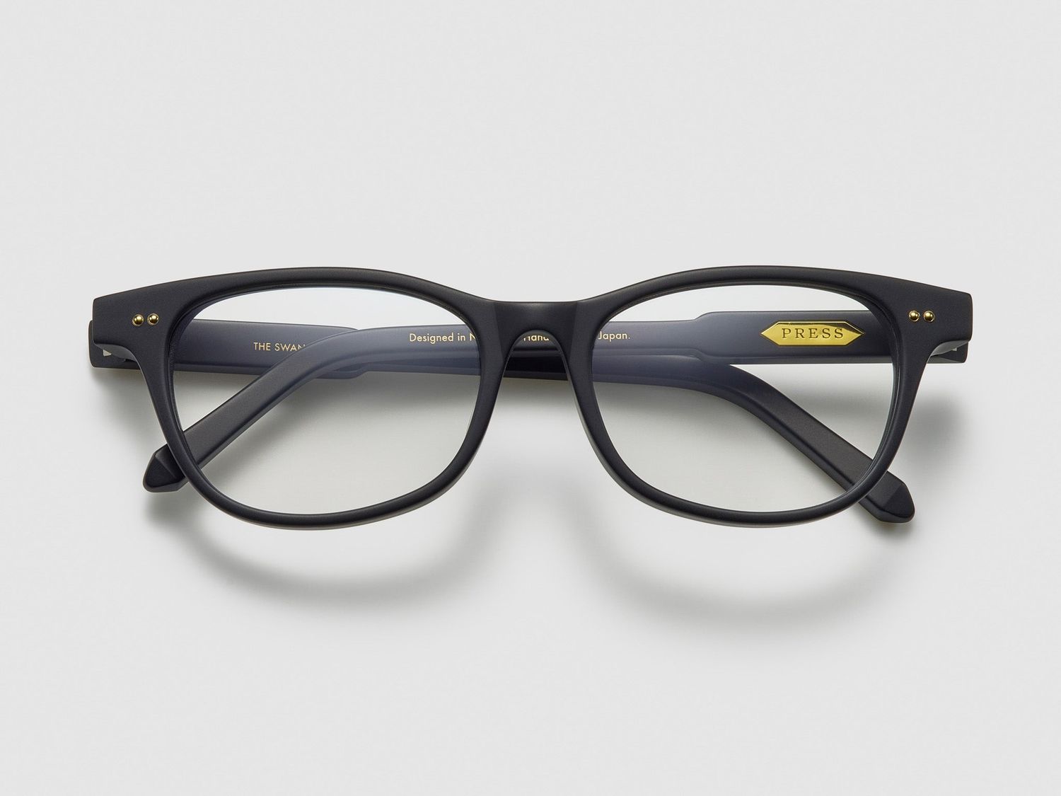 Press The Swan Optical, Color: Matte Black / Gold - TI001