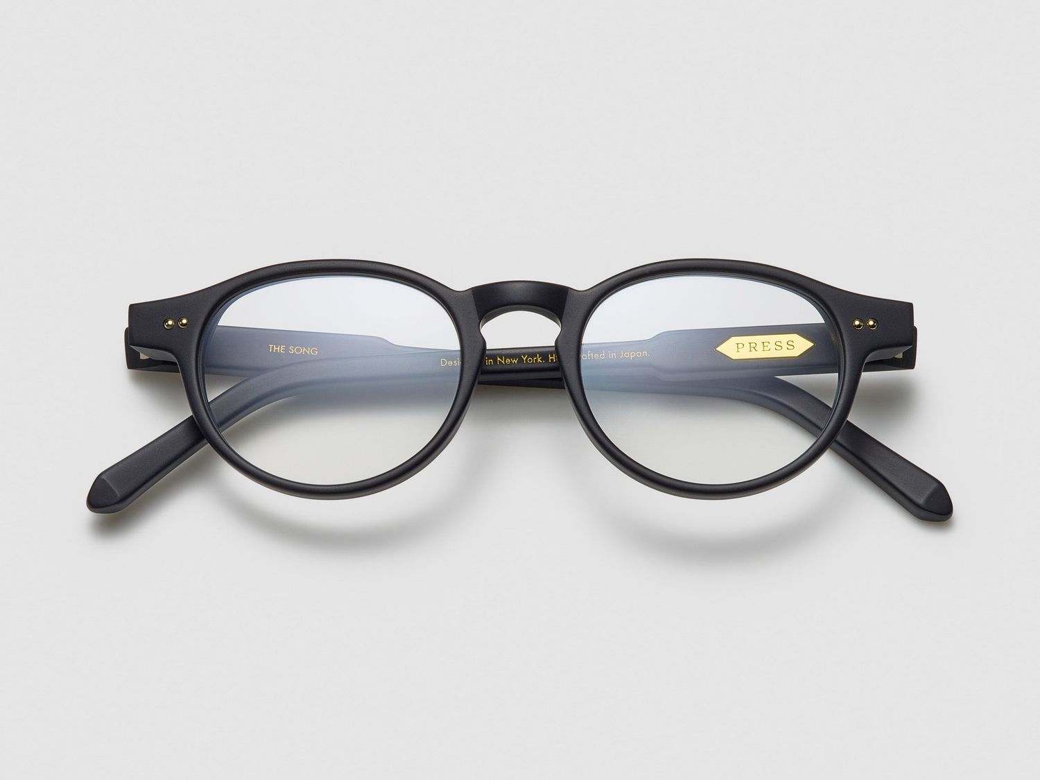 Press The Song Optical, Color: Matte Black / Gold - TI001