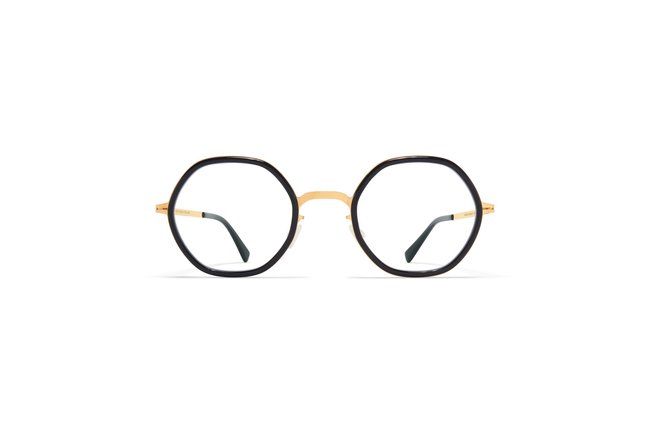 Mykita Alya, Color: Glossy Gold/Milky Indigo - A76