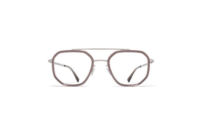Mykita Satu, Color: Shiny Silver/Maroon - A104